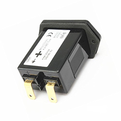 Qiorange Digital Betriebsstundenzähler Stundenzähler Zeitzähler Traktor Boot DC 12V-36V (Square) - 3