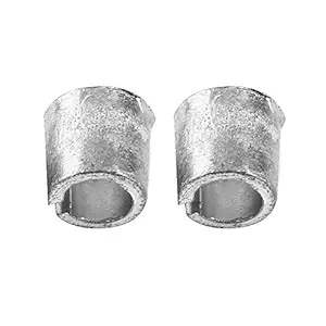 Battery Post Converter, Battery Terminal Sleeves 0.6in Long 2PCS Anti Rust Metal High Strength for Car