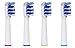 Produktbild Aufsteckbürsten TriZone kompatibel mit Oral B elektrischen Zahnbürsten, 4 Stück Ersatz Zahnbürsten