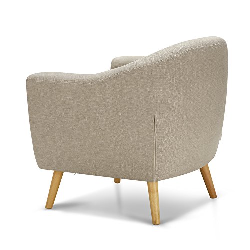 IKAYAA Armchair Sofa Accent Chair Lounge Furniture for Living Rooms