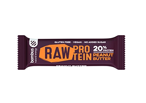 Preisvergleich Produktbild Bombus Rohkostriegel Raw Protein -Erdnussbutter-, 20x 50g