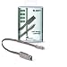 Produktbild Inter-Tech Card Reader Argus R-001 (microSD);USB/Lightning
