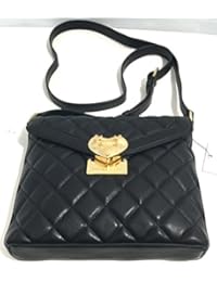 Love Moschino - Bolso de asas de cuero sintético para mujer negro negro