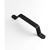 Mat Siyah Renk Metal El Tutamagı &Ccedil;ekme Kolu Kapı Tutma Kulbu 17 cm Kulp Kapı Tutamağı Kulpu