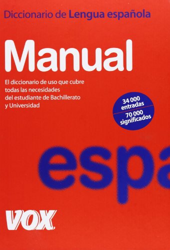 Diccionario Manual de la Lengua Española (VoxLengua EspañolaDiccionarios Generales)