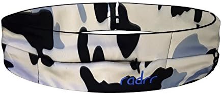 Men's Lycra Running Belt Pouch Fitness Waist Pack Sports Belt for Running, Walking, Hiking, Cycling, Hunting, Travel. Suitable for Smartphones, Keys, Money, Cards, Passports, Tickets (Small)