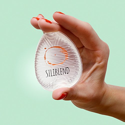 SILIBLEND © DER ORIGINAL PREMIUM SILIKON BLENDER VON IMPERIO | Perfekt zum Auftragen von Make Up & Foundation | 100% Silikon – Super hygienischer Silikon Sponge | Make Up Silikon Blender | Make up Schwamm Silikon - 5