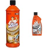 Mr Muscle Banyo T&uuml;m Boru Tipleri i&ccedil;in Jel Lavabo A&ccedil;ıcı 1000 mL ve Mr Muscle Mutfak i&ccedil;in Jel Lavabo A&ccedil;ıcı 500 mL