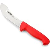 Arcos Nitrum Stainless Steel Skinning Knife 160 mm | 2900 Series Polypropylene injected handle. Colour: red.