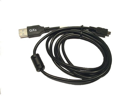 GiXa Technology für Digital Video / Foto Kamera ca.1.50m Ersatz USB Datenkabel passend für Olympus CB-USB7 / FE-20 / FE-45 / FE-150 / FE-180 / FE-190 / FE-220 / FE-230 / FE-240 / FE-250 / FE-280 / FE-290 / FE-300 / FE-310 / FE-320 / FE-340 / FE-350 / FE-360 / FE-370 / FE-3000 / FE-3010 / FE-5010 / MJU 5000 / SP-600UZ / X-15 / X-30 / X-40 / X-41 / X-42 / X-43 / X-730 / X-735 / X-745 / X-750 / X-785 / X-790 / X-795 / X-800 / X-820 / X-825 / X-830 / X-835 / X-845 / X-855 / X-865 / X-875 / X-880 / X-895 / X-915 / X-920 / X-925 / X-930 / X-935 / VG120 / VG-120 / VG130 / VG-130 / SZ10 / SZ-10 / VR-310 / VR310 / VR-325 / VR325 / VG130 / VG-130 Videokamera / Fotokamera