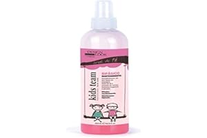 DESIGN LOOK Desenredante Bifásico Niños 300ml – Spray Sin Aclarado para Cabello Infantil – Suaviza, Protege y Facilita el Peinado – Fórmula Suave Sin Parabenos ni Sulfatos