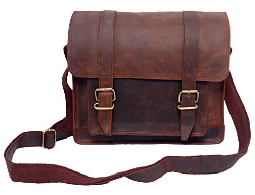 feathertouch Herren Hose Everyday Leder Laptop-Umhängetasche