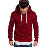  riou ¡Oferta Sudaderas con Capucha para Hombre Cosy Chaqueta Deportiva Sudadera con Cremallera Completa Ecosmart Hoodie Casual Jerséis Top Blouse ¡Caliente!
