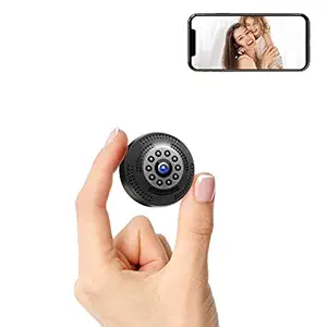 1080P Portable Wireless Hidden Rechargeable Spy Camera with Night Vision,Video Record and Motion Detection for Home/Baby/Car/Office