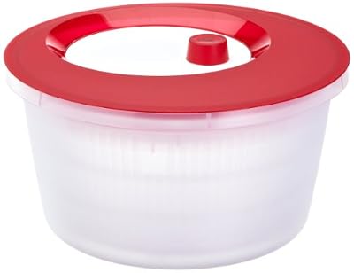 Emsa BASIC Essoreuse à salade, 4L rouge/blanc