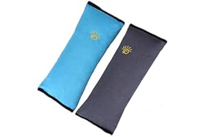 Ecloud Shop® 2-Piece Cushion Cover Car seatbelts for Children Adjust The Shoulder Pads of The Guard Pillow Protection Strap Cover Headrest Neck Rest