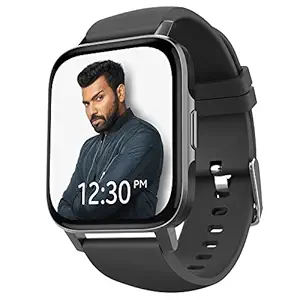 TAGG Verve NEO Smartwatch || 1.69 Large Display with 10 Days Battery Life || Real SPO2, and Real-Time Heart Rate Tracking, IPX68 Waterproof|| Black, Standard