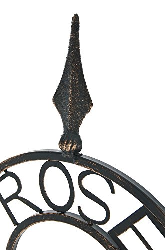 CLP Metall-Rosenbogen COTTAGE, Eisen pulverbeschichtet, Höhe 240 cm, Breite 137 cm, Tiefe 36 cm bronze - 6