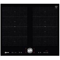 Neff T56FT60X0 plaque Noir Intégré Plaque avec zone à induction - Plaques (Noir, Intégré, Plaque avec zone à induction, Vitrocéramique, 2200 W, 190 x 240 mm)