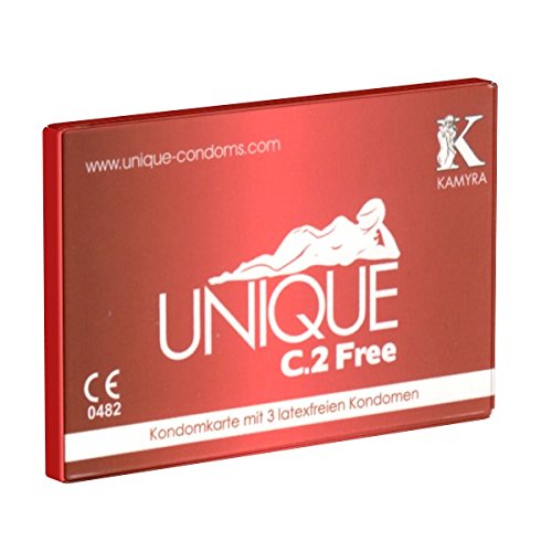 KAMYRA Unique C.2 Free, Condom Card, rot