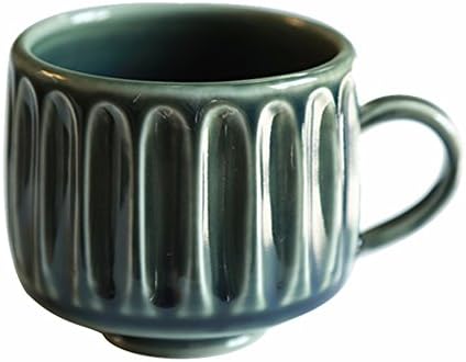 SSBY Jingdezhen hand-carved coffee cup restore ancient ways of literature and art pottery mugs Japanese cup,Wood ash