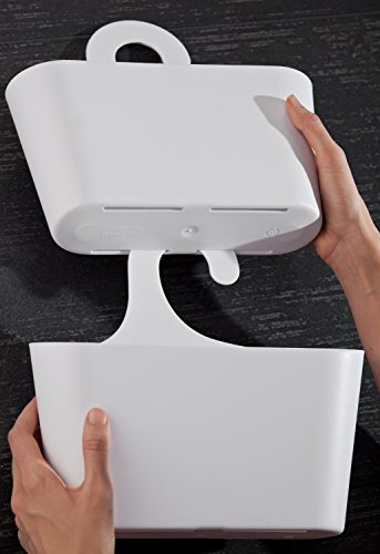 Wohnideenshop Duschkorb mit Haken zum Einhängen hellblau und 15 anderen Farben zum auswählen - 2