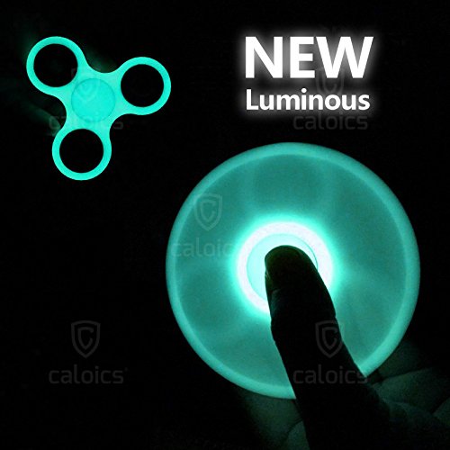 Tri Fidget Spinner, Hand Spinner 70 * 70 * 10MM,ABS + Metal,With Ceramic Bearings and Rotate up to 3 minutes for ADD, ADHD, Anxiety, and Autism Adult, Children (Luminous (blue)) Tri Fidget Spinner, Hand Spinner 70 * 70 * 10MM,ABS + Metal,With Ceramic Bearings and Rotate up to 3 minutes for ADD, ADHD, Anxiety, and Autism Adult, Children (Luminous (blue))