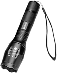 Linkax Torche Lampe de Poche LED Ultra Puissante 800LM Etanche Zoomable avec 5 Modes Intensité Ajustable Idéal pour Camping Randonnée Situations d'urgence