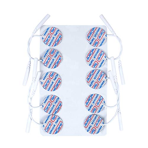 TensCare Electrodos de Alta Calidad, Autoadhesivo, Compatibles con Cualquier Electrostimulador con Fijación Universal