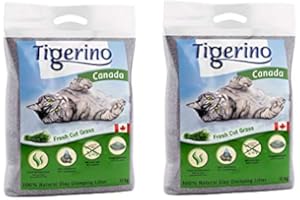 Tigerino Doppelpack Canada Katzenstreu, Fresh Cut Grass 2x12kg