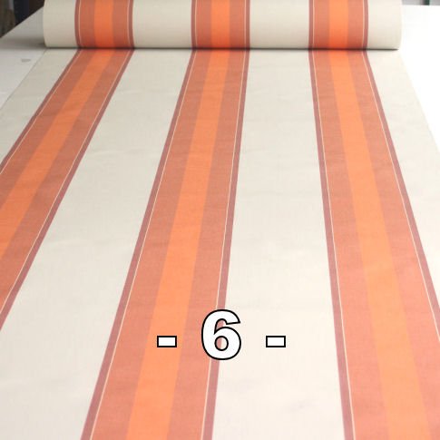 gestreifte Markisen-Stoffe WASSERDICHT und UV-beständig als Meterware am Stück (Nr. 6) - 3