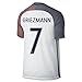 Produktbild 2016&nbsp;UEFA-Euromeisterschaft Frankreich Nationalmannschaft, 7&nbsp;Antoine Griezmann, Ausw&auml;rtstrikot, Fu&szlig;balltrikot in Wei&szlig; Medium Weiß - weiß