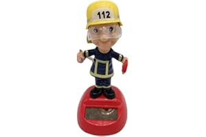 Asudaro ornament na deskę rozdzielczą, strażak słoneczny, ornament, figurka, ornament, wyposażenie wnętrza samochodu, na biurko, parapet, deskę rozdzielczą, dekoracja żółta+granatowa + czerwona