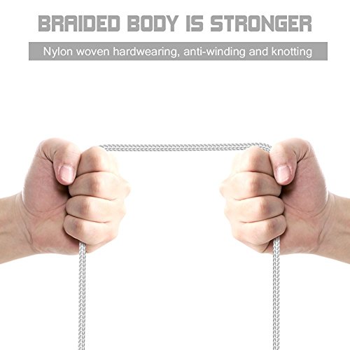 Cable Chargeur iPhone IMITOR Cable Lightning Lot DE 3 2m en Nylon Tress   Cordon Certifi   CE pour iPhone X 8 8 Plus 7 7 Plus 6 Plus 6s 6 5S 5 iPad Ai