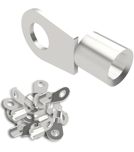 50 stuks Cembre RF-M10 ringkabelschoen geïsoleerd M10 rood 0,25-1,5 mm2 I industriële kwaliteit
