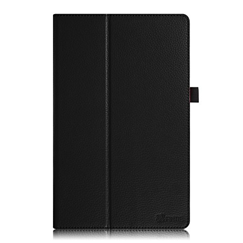Fintie Odys Ieos Quad 10 Pro X610120 Hülle Case – Slim Fit Folio Premium Kunstleder Schutzhülle Tasche Etui Smart Cover mit Ständerfunktion für Odys Ieos Quad 10 Pro 25,7 cm (10,1 Zoll) Tablet-PC, Schwarz - 7
