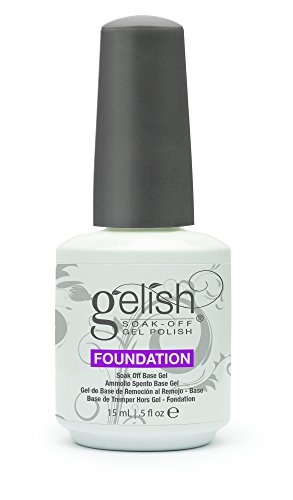 Gelish Top + Base Foundation Gel Harmony Soak off Gel Polish 15ml 0.5oz each Gellack - 2