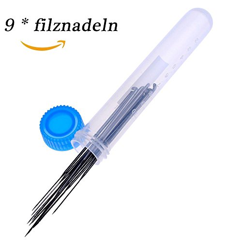 Filznadeln Set Filznadeln Trockenfilzen Needle Felting Tool mit Einem Praktischen Etui - 3