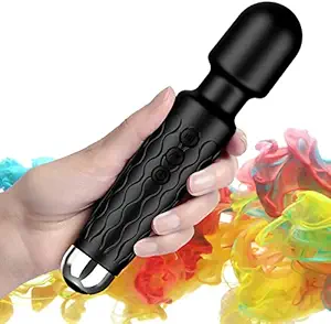 PIPALIYA Magic-Vibe HM 260 Cordless Handheld Personal Body Massager for Pain Relief & Rechargeable Vibration Machine with 8 Speeds, 20 Modes (multi colour)