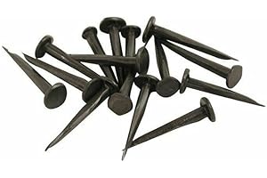 SISI UK® 50 x Carpet, Upholstery Tacks 13mm,20 & 25mm Fine Blued Cut Nails Pins (13mm)