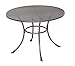 Produktbild Streckmetall-Tisch RIVO 105cm rund mit stabilem Rundrohrgestell, eisengrau