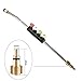 Produktbild Autowäscher Metall Jet Lance Wasser Spray Düsenpistole Hausgarten Schlauch Rohr Wand Befestigung für Lavor / Sterwins / Champion / Vax / Parkside / Vorarbeiter / Hitachi, mit 5 Quick Düsenspitzen (Size D)