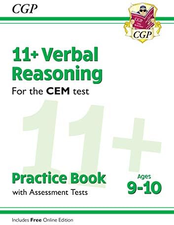 11+ CEM Verbal Reasoning Practice Book & Assessment Tests - Ages 9-10 (with Online Edition) (CGP CEM 11+ Ages 9-10)