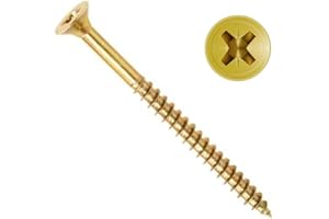 AVALON TOOLS Tirafondo Avalon Pozidrive cabeza Avellanada, estrella de acero, (caja de 200 unidades, 5 x 70 mm)