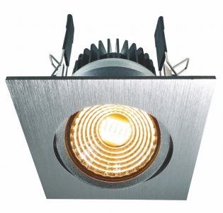 Preisvergleich Produktbild Kapego LED COB Downlight schwenkbar 8W WW gebürstet