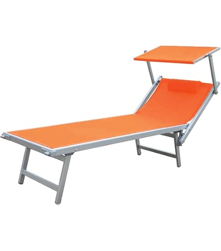 Sedia Spiaggia Mare Pieghevole Portatile Alluminio Textilene Regista Gold Blu 87751902