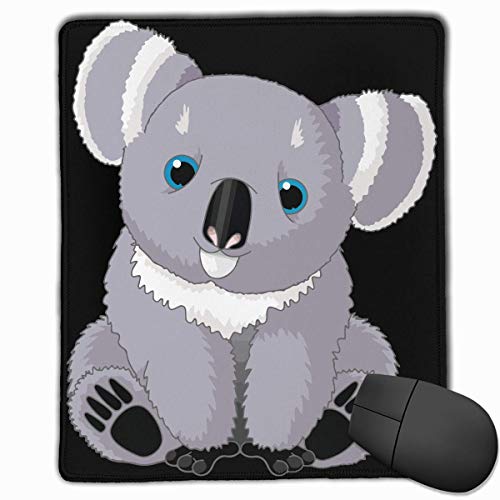 Preisvergleich Produktbild Koala Rechteck Rutschfestes Gummi Mousepad Computerzubehör 18 x 22 cm