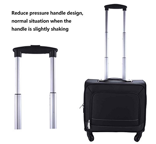 Business Trolley  Coofit Trolley Koffer Klein Laptop Trolley Notebook Koffer Handgep  ck Hartschale Aktentasche Trolley Reisekoffer Trolley 16 Zoll