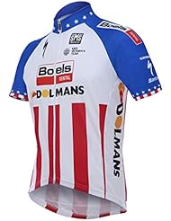 Santini Boels dolmans, Camiseta Manga Corta Hombre, Hombre, Boels Dolmans, multicolor, S