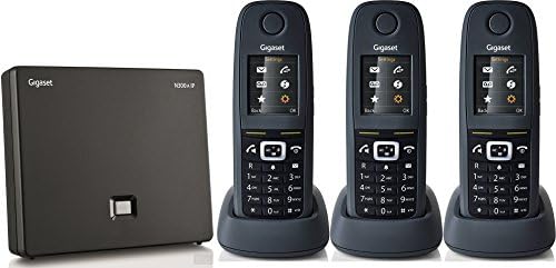 Gigaset R630A IP Voip DECT Dual Robust IP65 Cordless Phone (liGO Bundle) (Trio)